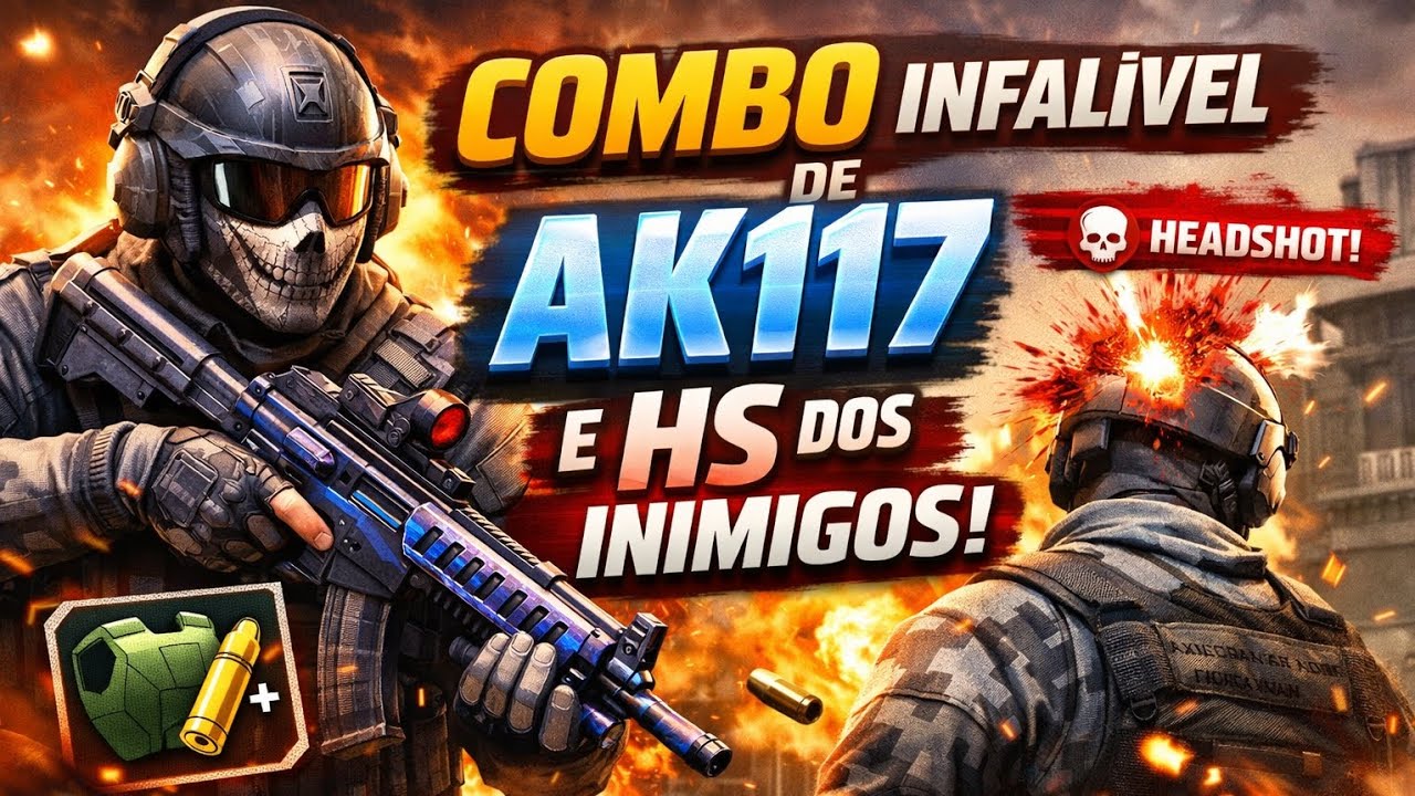 AK117 + HS = INIMIGOS CAINDO SEM PARAR! 🔥