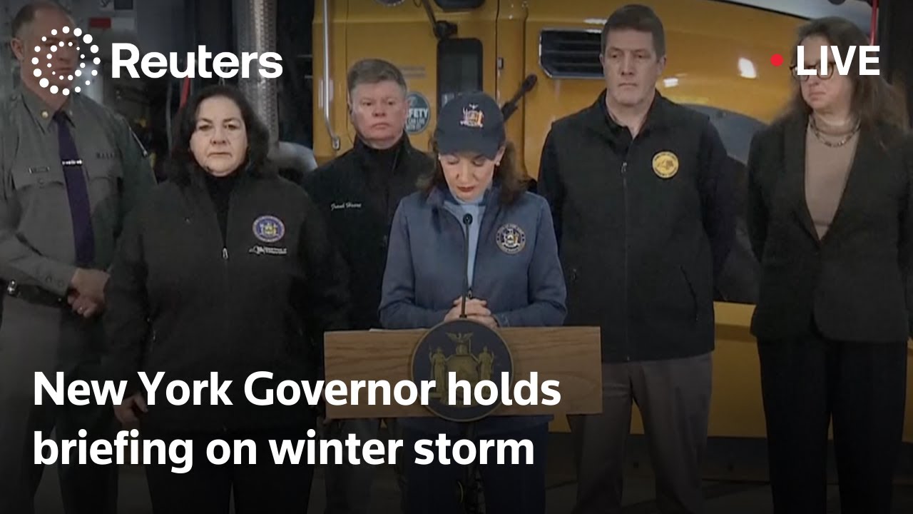 LIVE: New York Governor Hochul holds briefing on winter storm