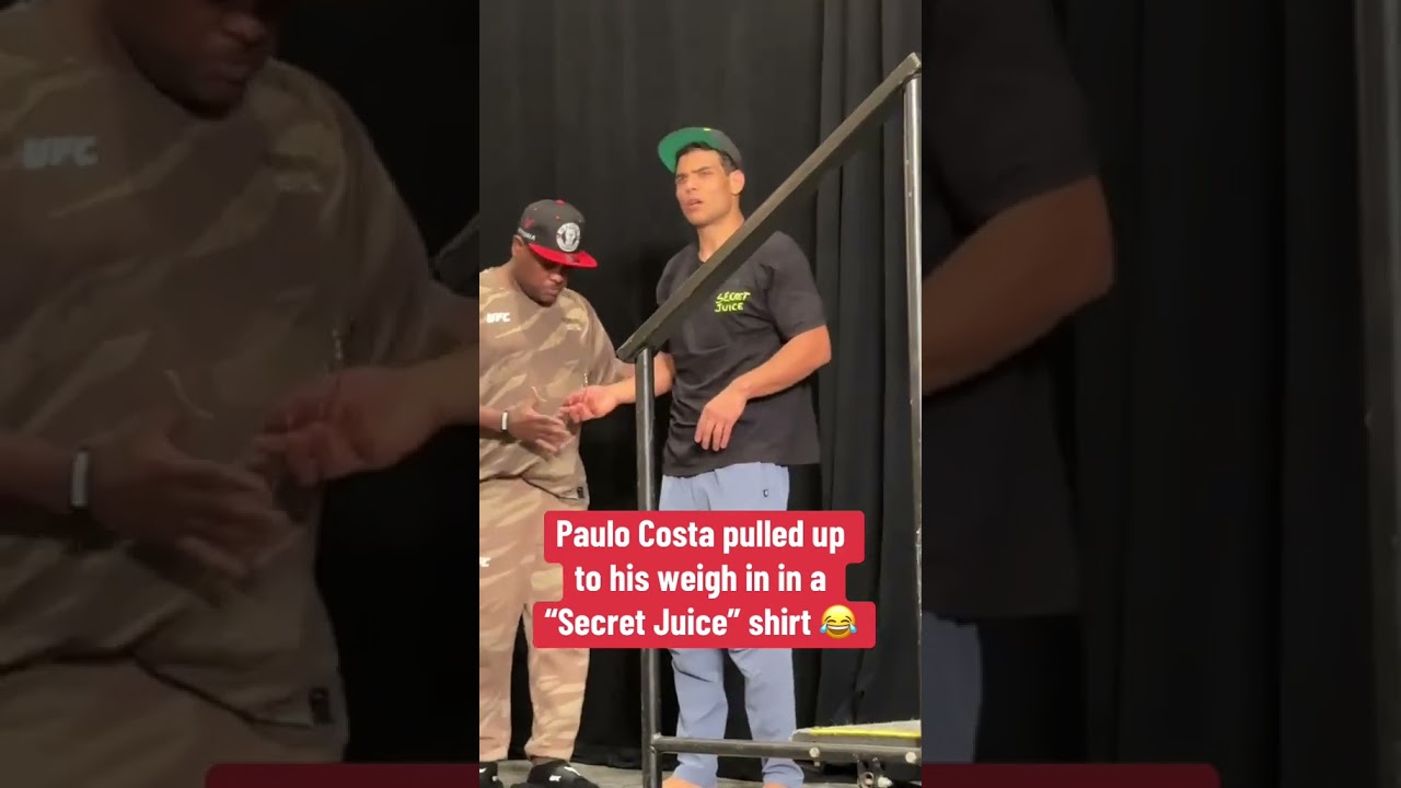 Paulo Costa makes 185lbs ahead of UFC 318 ⚖️