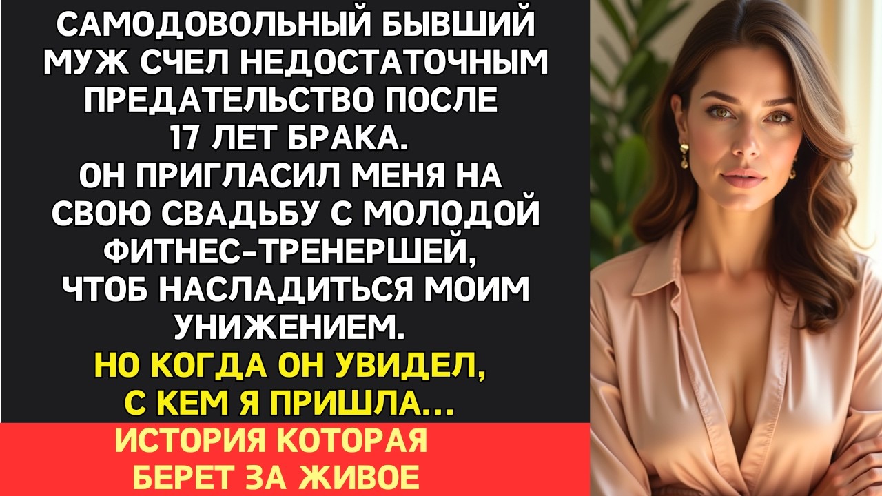 Он позвал бывшую жену на сводю свадьбу, чтоб насладиться ее слезами и унижением. Но когд аон увидел