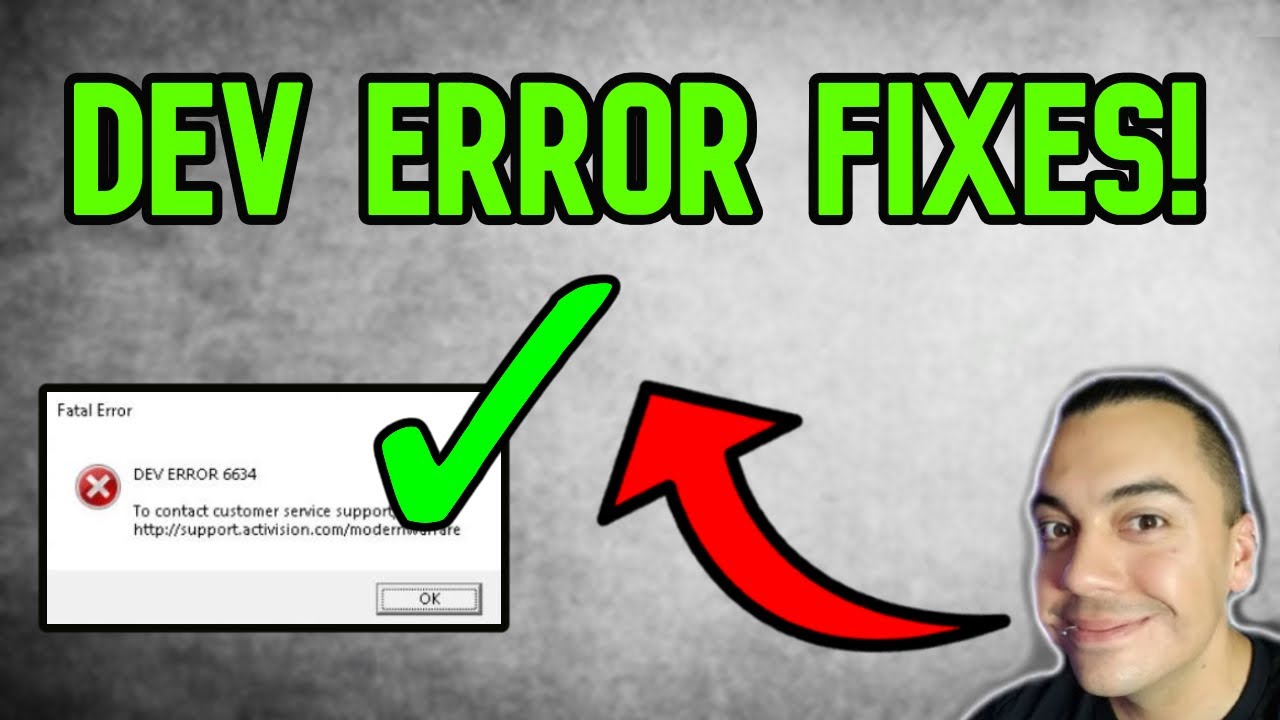 How To Fix WARZONE DEV ERROR 6634 6635 Call of Duty Season 2 CRASH FIX!