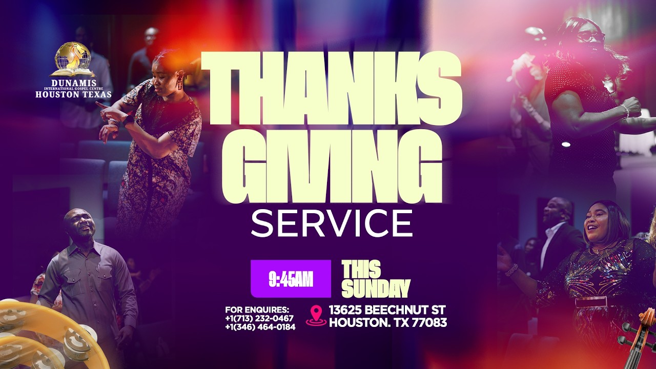 THANKSGIVING SERVICE LIVE  | Dunamis Houston | February 22nd, 2026