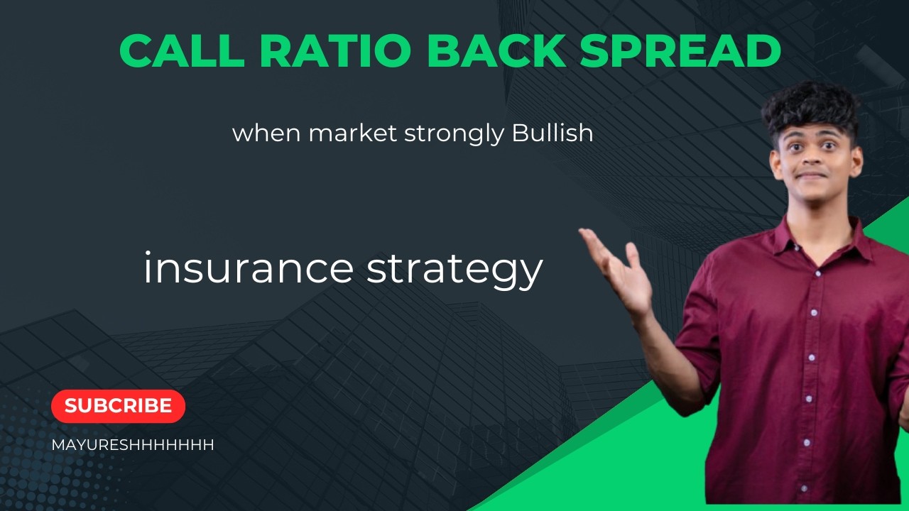 Call ratio back spread strategy for traders who wants to make money in market  | Option 07 |