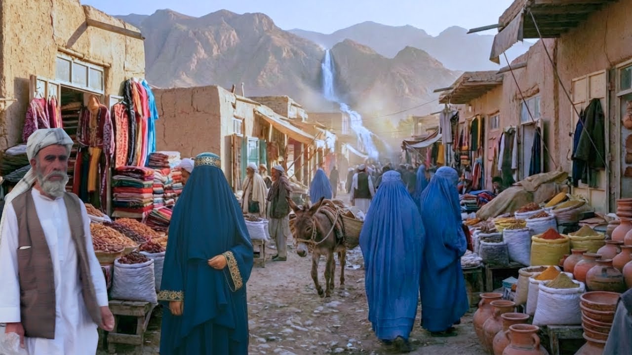 Прогулка туриста по Герату, Афганистан 🇦🇫 | Повседневная жизнь и базар