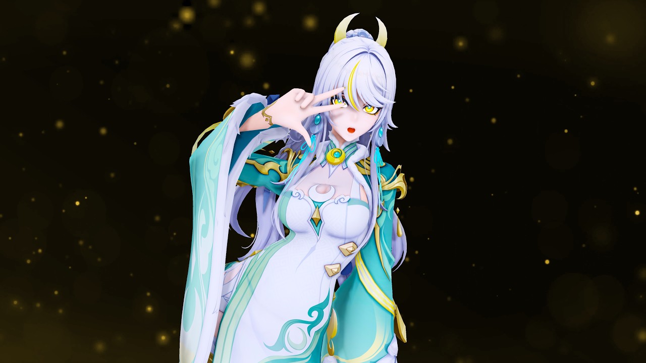 【Genshin Impact MMD】Iris Out「Zibai」