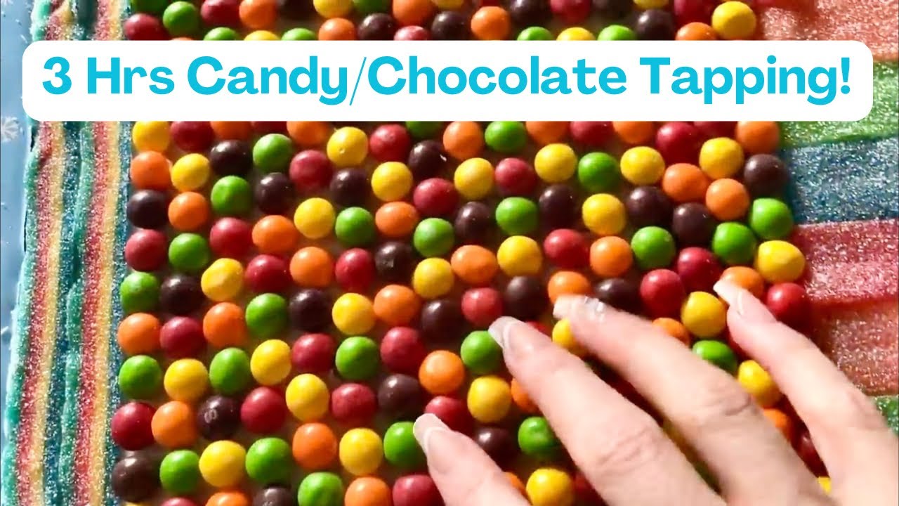 ASMR * 3 Hrs Tingly Candy Tap/Scratching 