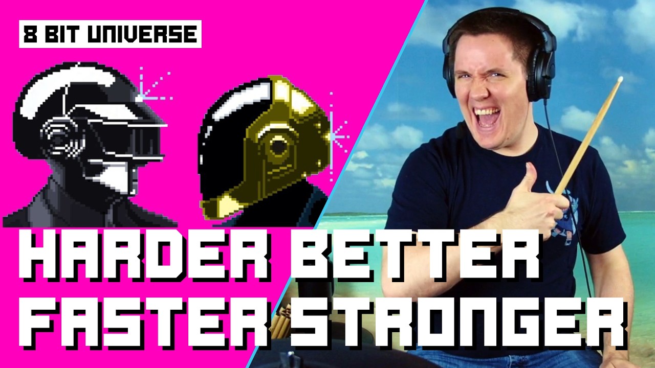 Harder Better Faster Stronger By Daft Punk But It's 8-Bit On Drums!