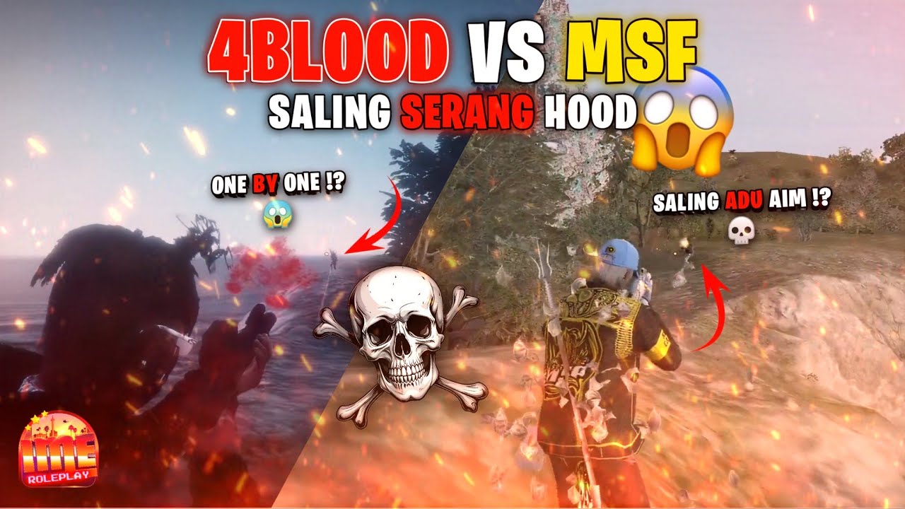 4BLOOD VS MSF MEMANAS 🔥 WAR BESAR 💀 - GTA V ROLEPLAY #imeroleplay #ime