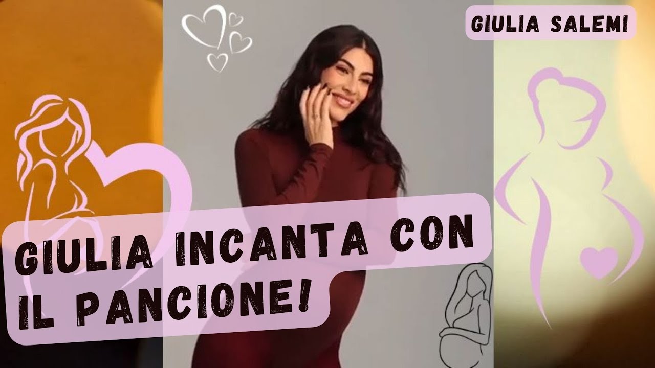 Una tuta Mozzafiato per Giulia Salemi incinta con il pancione