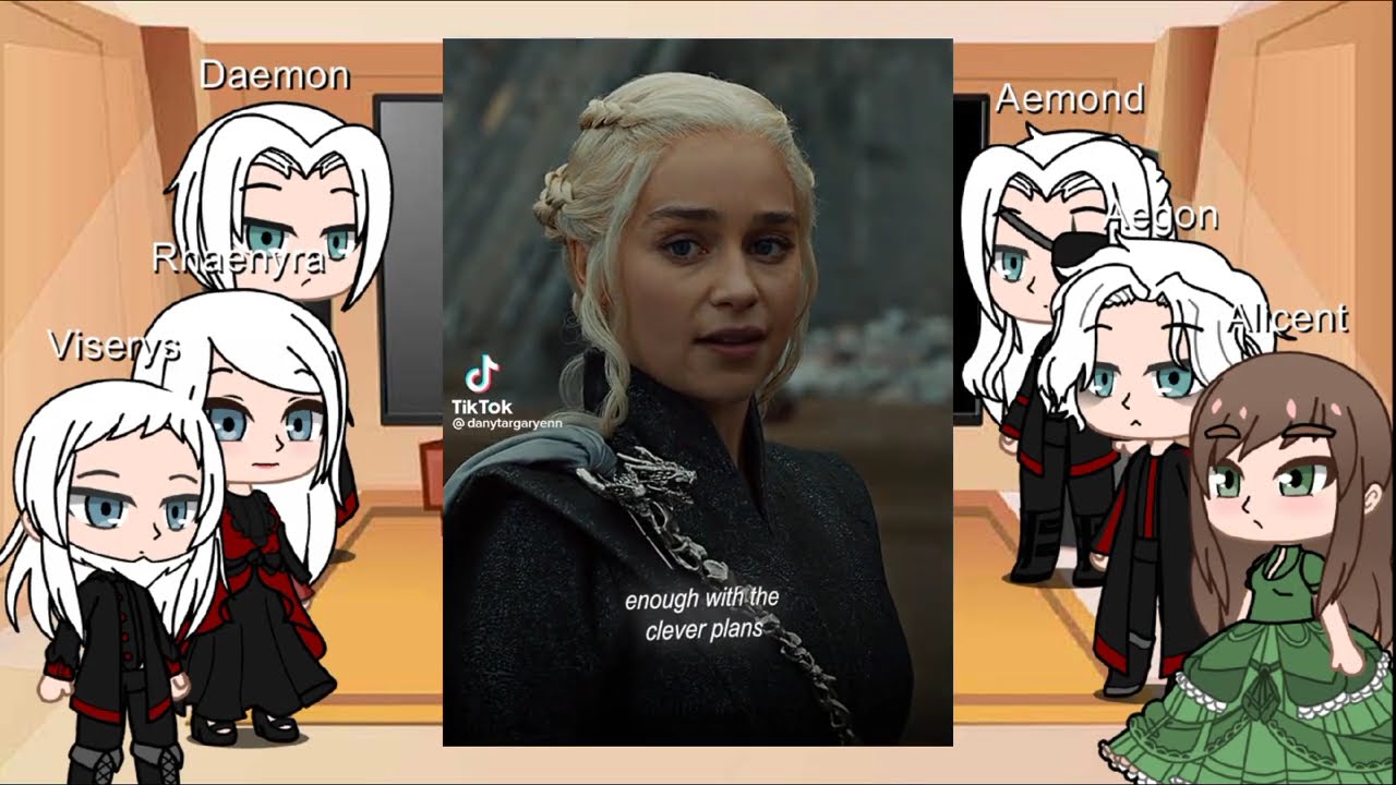 House of the dragon react to Daenerys Targaryen.♡