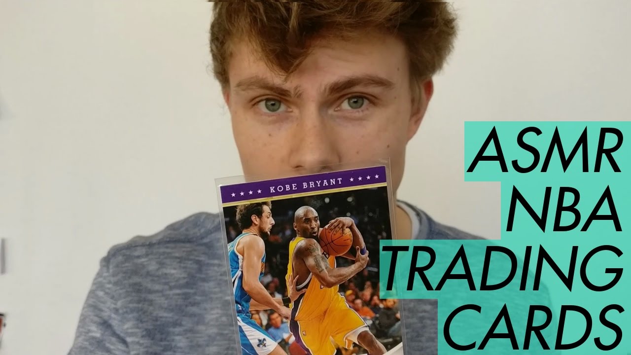 ASMR - NBA Trading Cards - Show and Tell with Male Whispering and Tapping