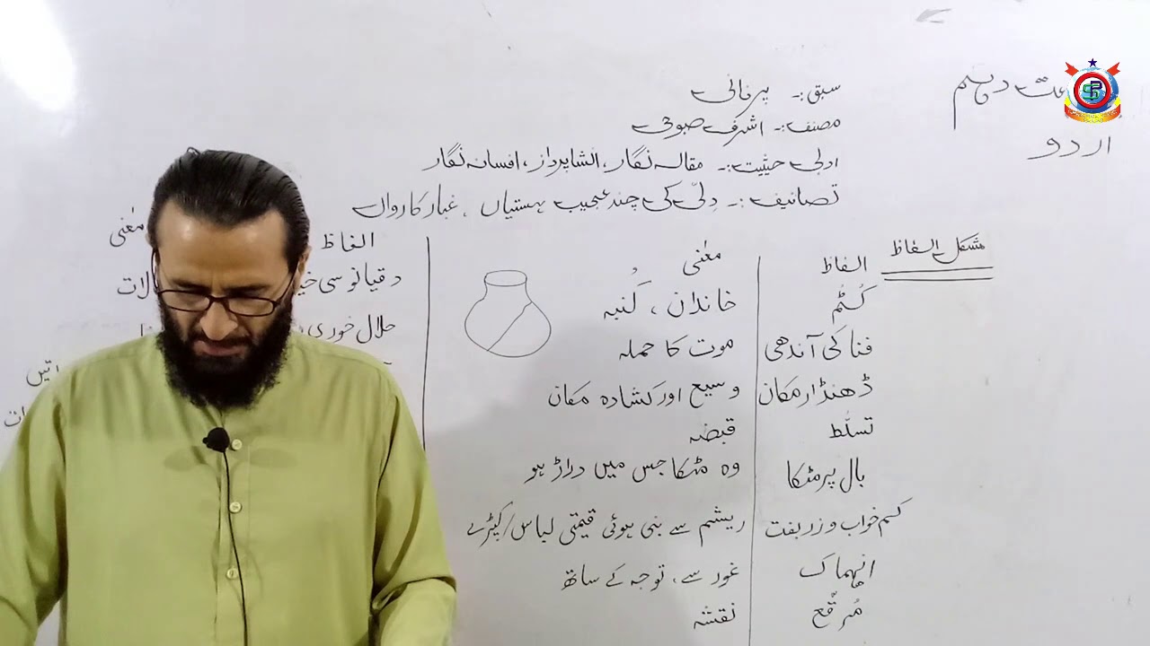 Class 10th Urdu Lecture 6  Par Naani