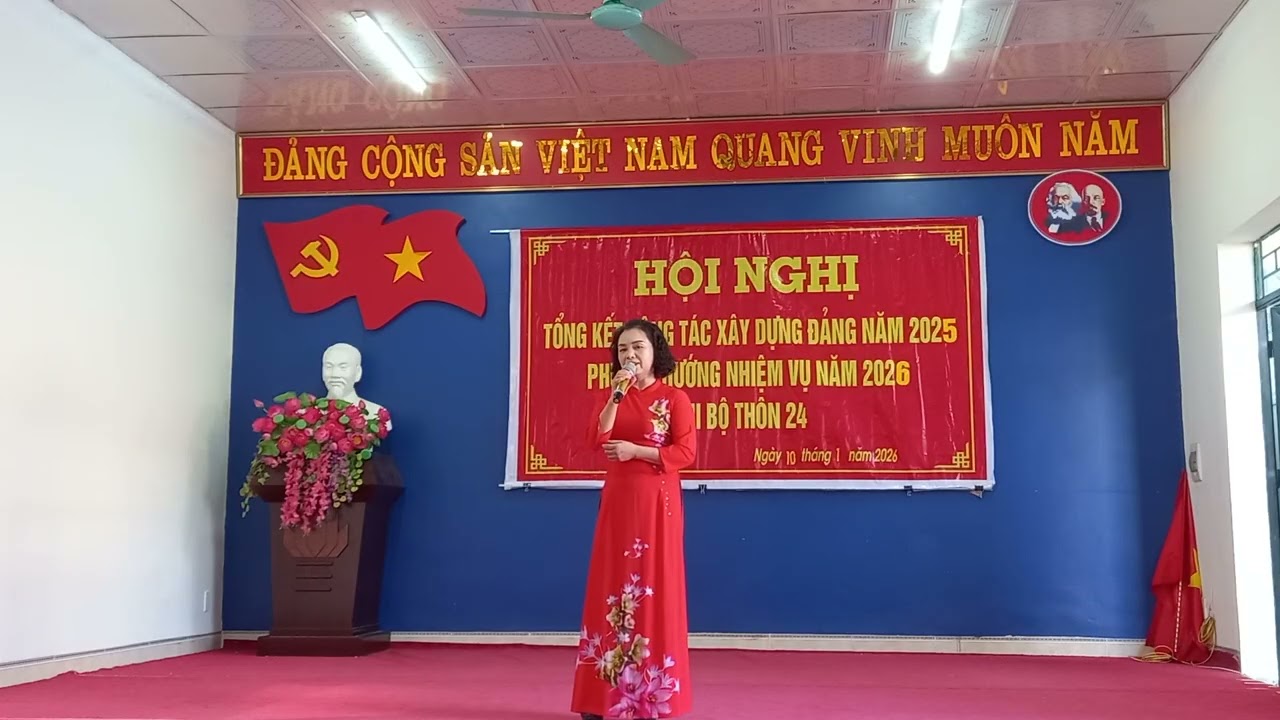 Tổng kết chi bộ thôn 24- Bản Phú- Điện Biên 