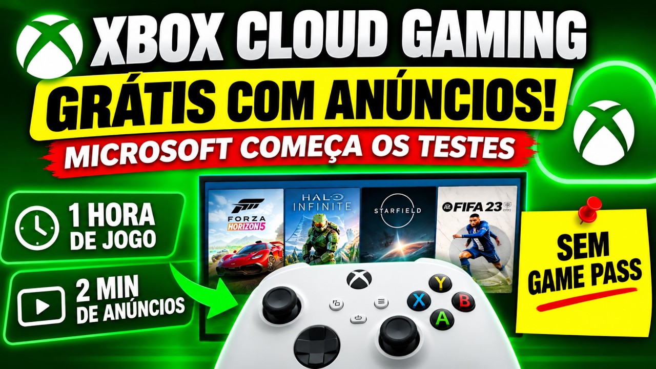 BOMBA! XCLOUD GR&Aacute;TIS COM AN&Uacute;NCIOS 😱! - VOU TE EXPLICAR TUDO COMO FUNCIONA ANTES DE VOC&Ecirc; USAR!