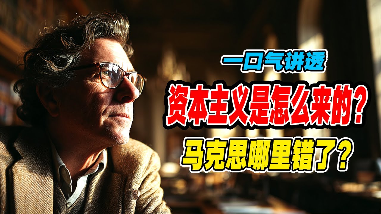 一口气讲透资本主义是怎么诞生的？我们为什么拼命“搞钱”？探寻资本主义精神的思想根源