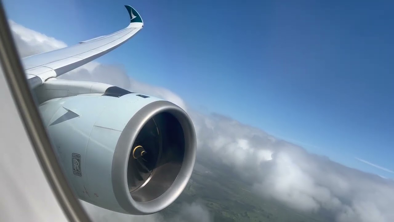 [EPIC A350 ROAR!] Cathay Pacific A350-1000 Engine Startup & Takeoff from Auckland Airport