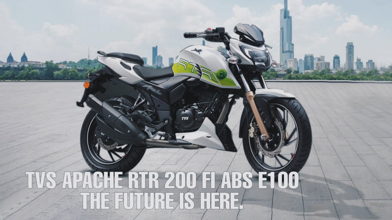 TVS APACHE RTR 200 FI ABS E100 ETHANOL - THE FUTURE IS HERE 🔥