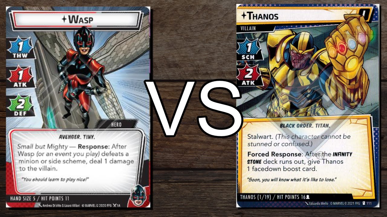 Wasp vs. Thanos - Marvel Champions
