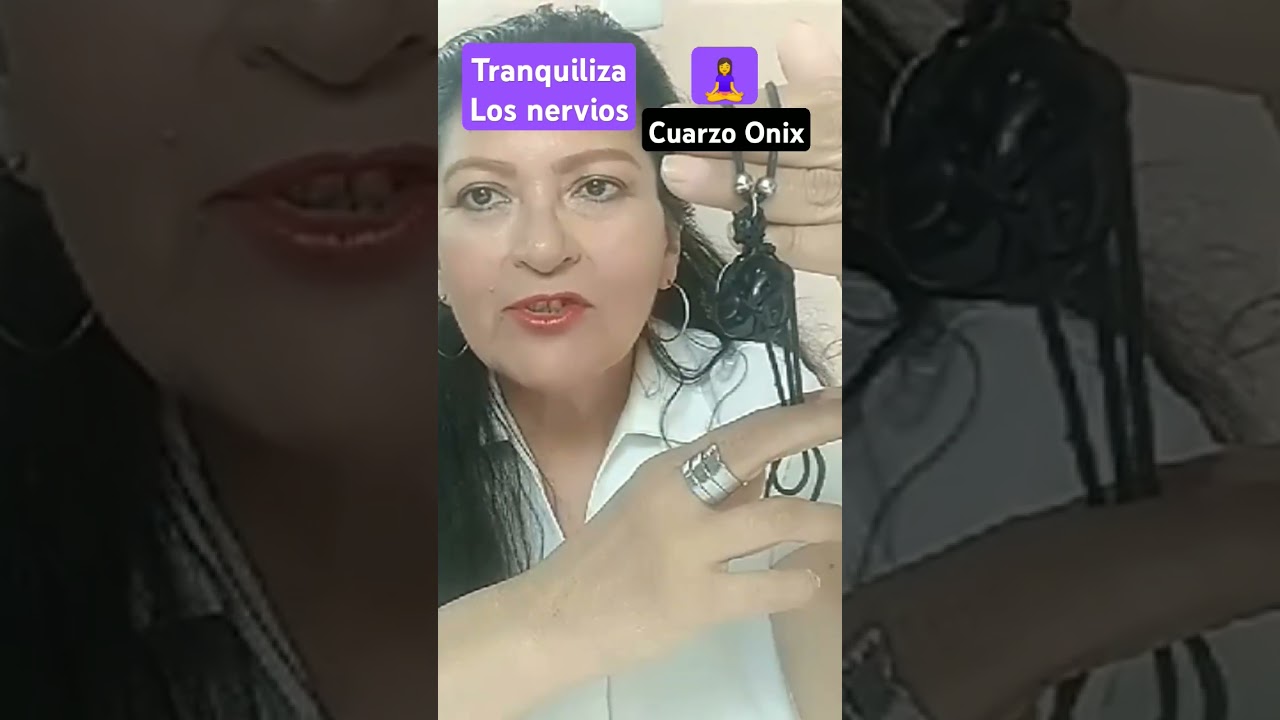 CUARZO ONIX, TRANQUILIZA LOS NERVIOS 🧘