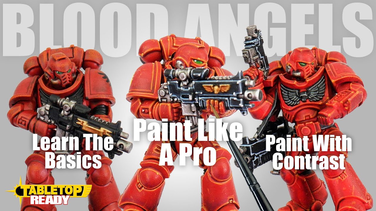 Покраска Кровавых Ангелов — от новичка до профессионала для Warhammer 40,000