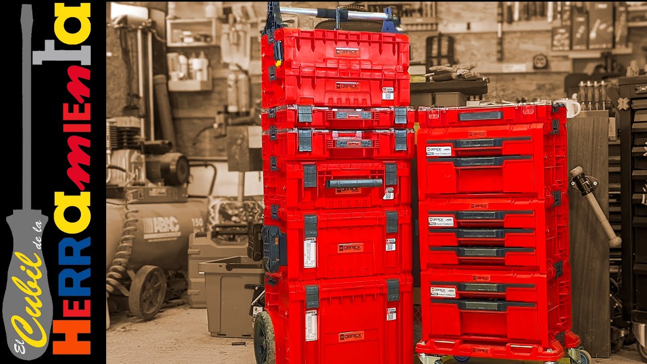 ¡ORGANIZA TUS HERRAMIENTAS COMO UN PROFESIONAL! CAJAS DE HERRAMIENTAS QBRICK SYSTEM PRO RED ULTRA HD