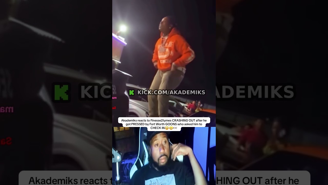 Ak reacts to finesse2tymes crashing out on Fort Worth goons#akademiks #finesse2tymes #fortworth