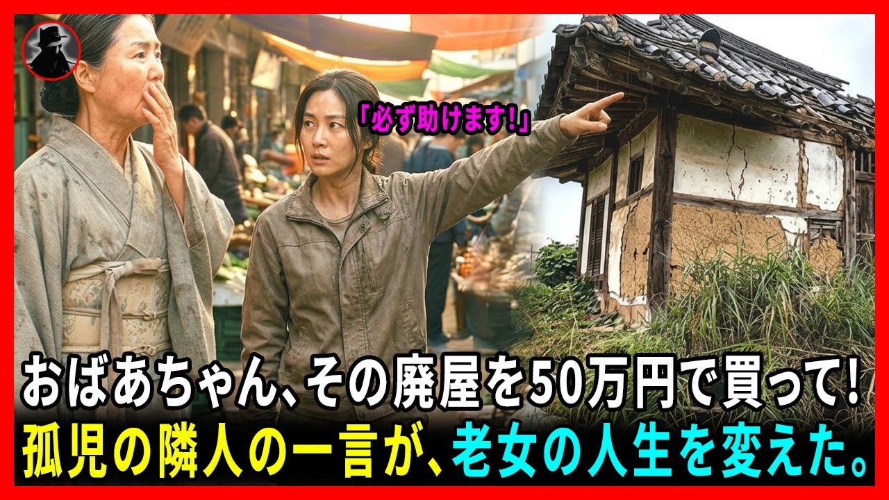 「おばあちゃん、その廃屋を50万円で！」捨てられた天才孤児の一言が、1か月後…村を震撼させた #動エピソード#老後の物語 #家族の物語