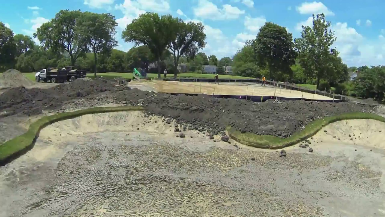 Building a putting green in 5 minutes North Shore Country Club