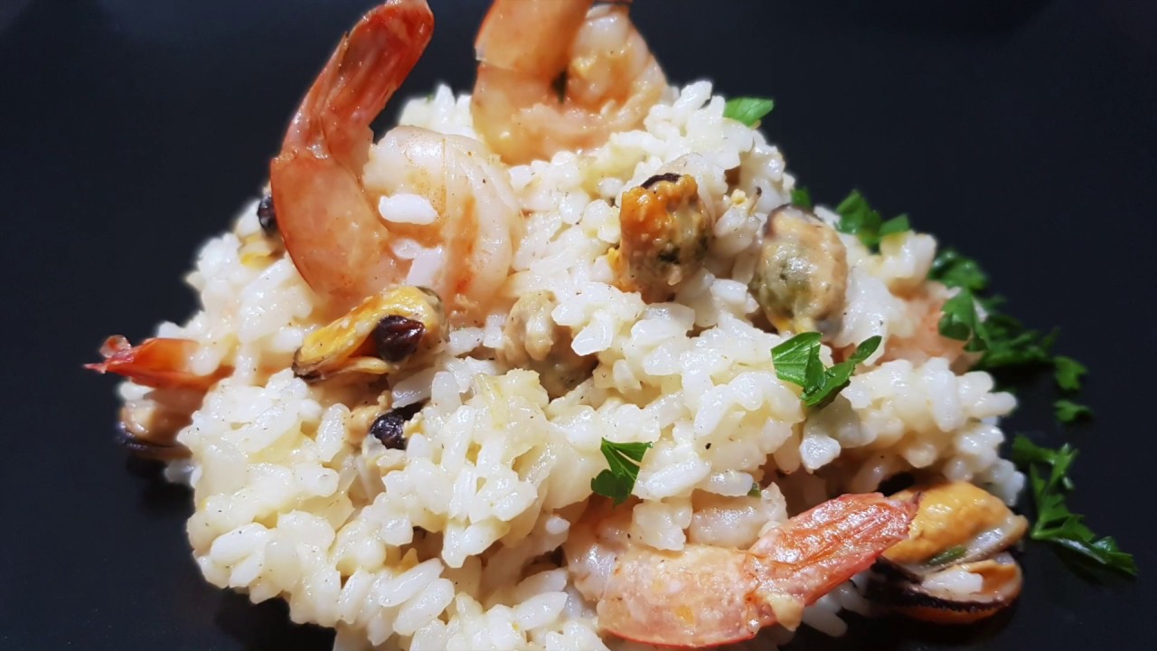 Reteta Risotto cu fructe de mare