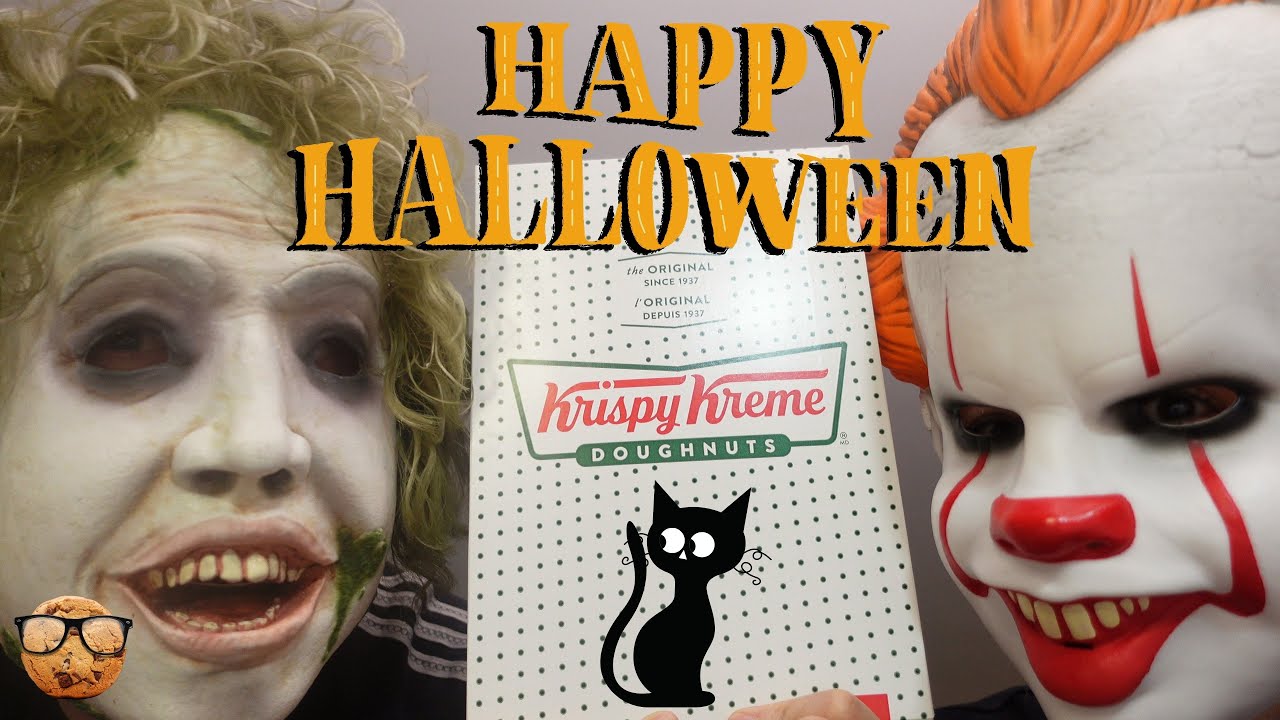 Krispy Kreme HALLOWEEN Donuts Tasting *NEW 2021*