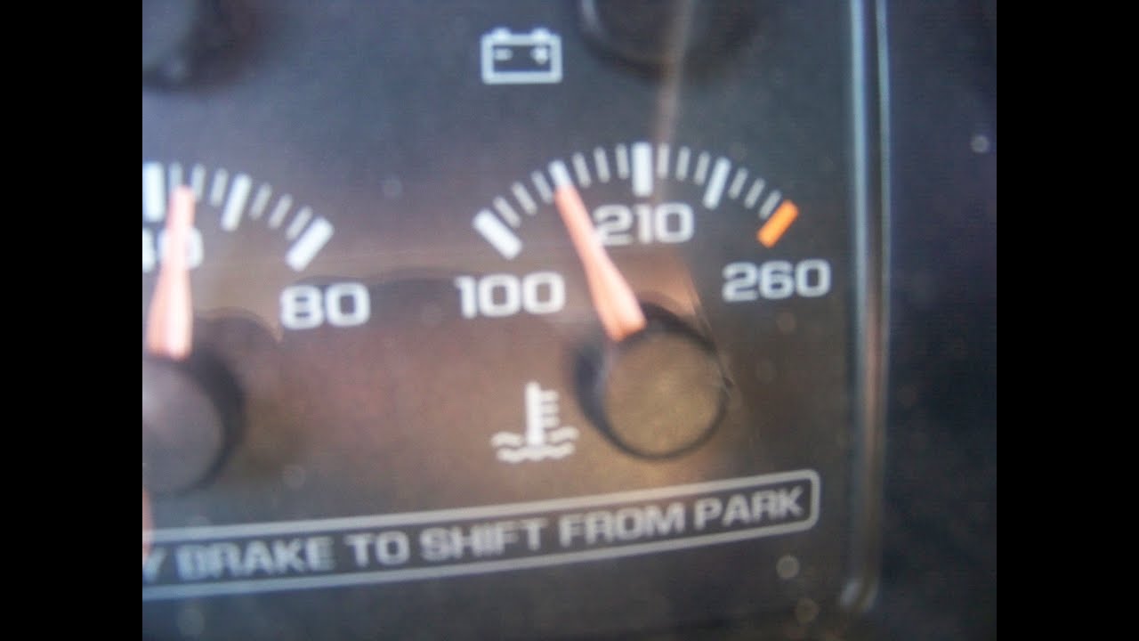 96-98 Chevy pickup temperature gauge reads low - part 1 - testing the gauge