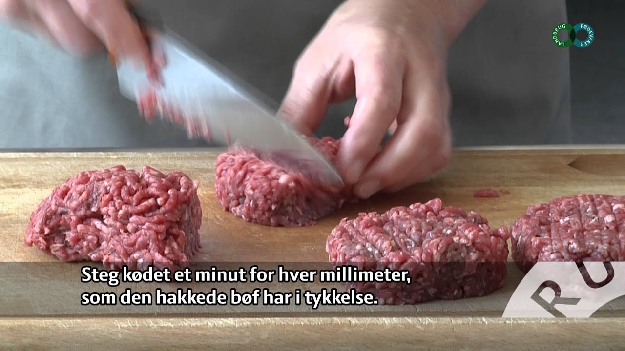 Sådan steger du den ultimative hakkebøf