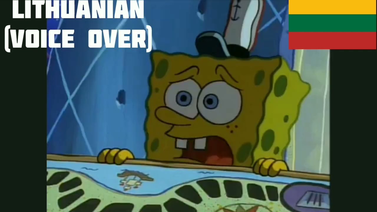 mr. krabs I wanna go to bed! in 58 multilanguage