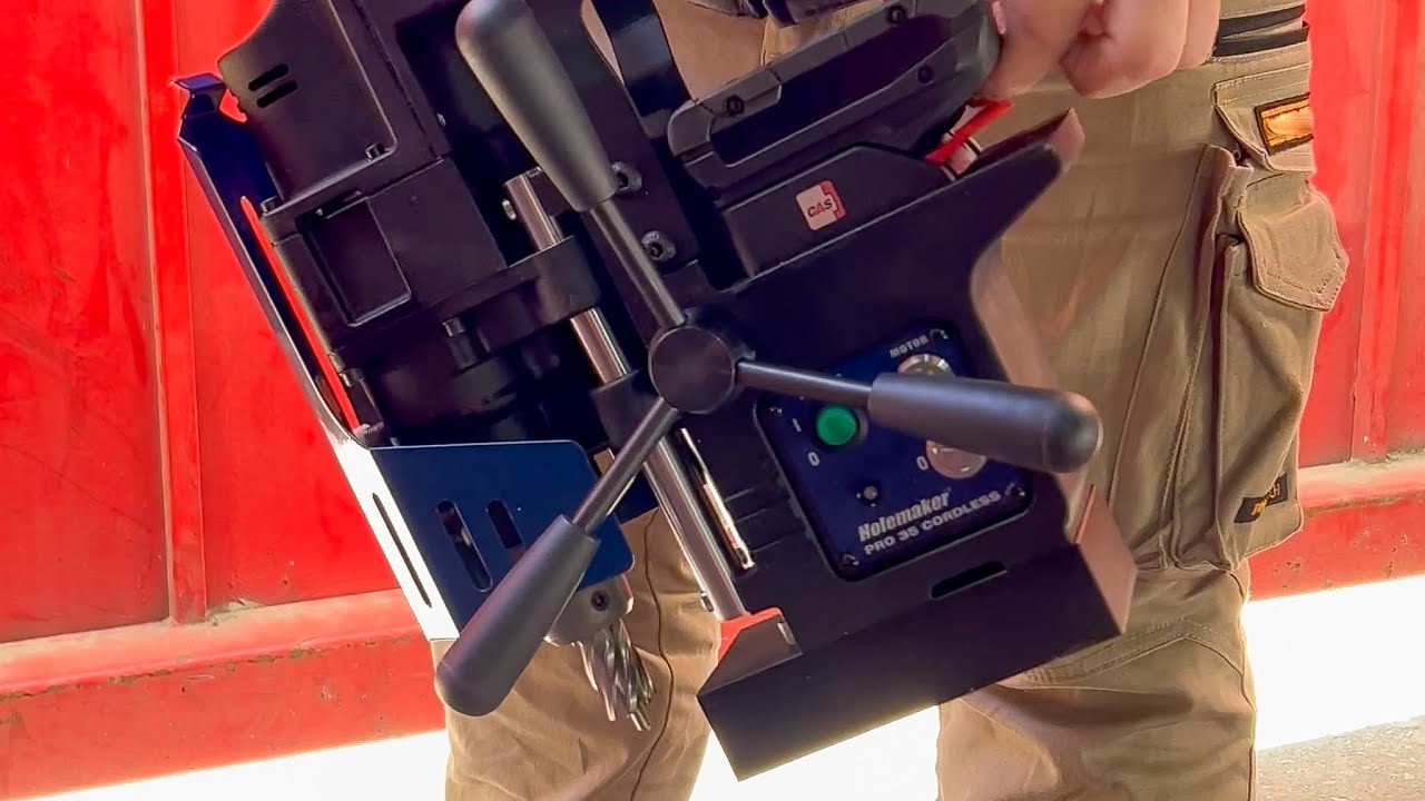 NEW Holemaker Pro 35 Cordless Magnetic Base Drill