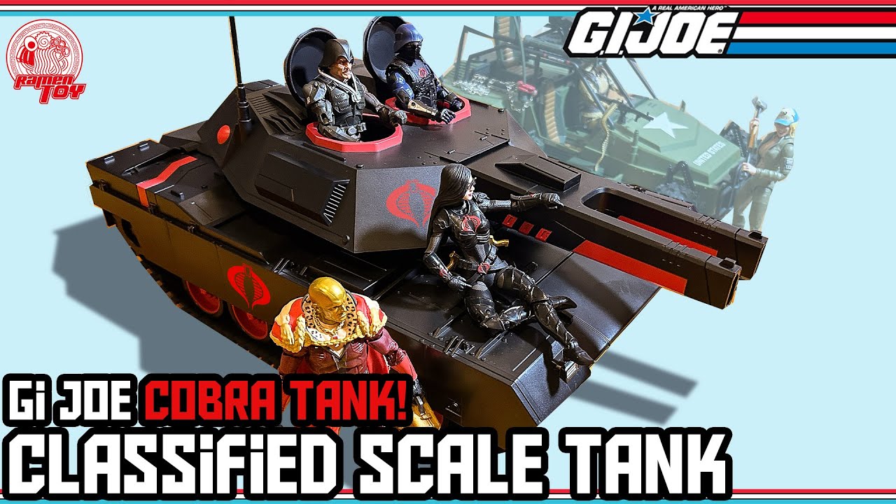 Танк «Кобра» в масштабе 1:12 от Ramen Toy — Gi Joe Classified