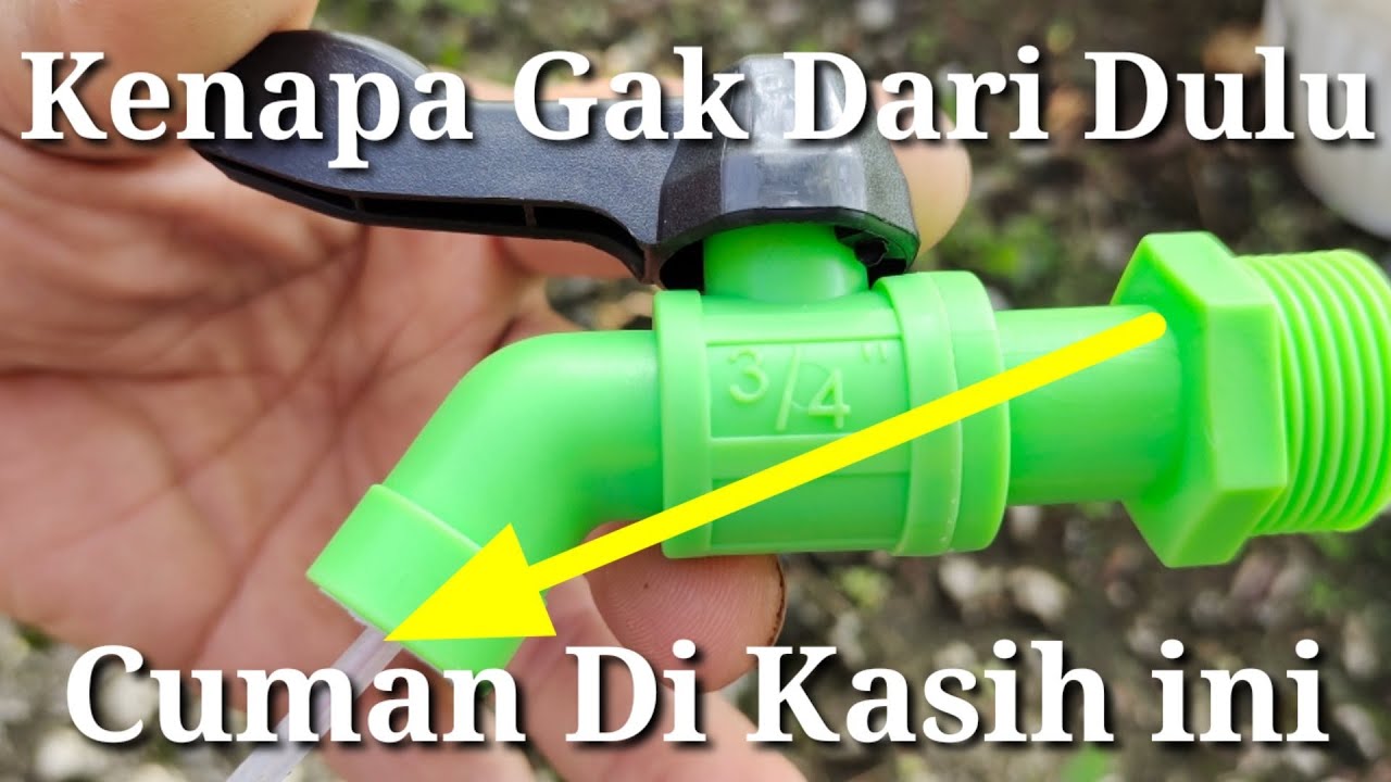Kenapa Gak Dari Dulu Cuman Dikasih ini Kran air Manual Jadi Otomatis Tanpa Sentuh