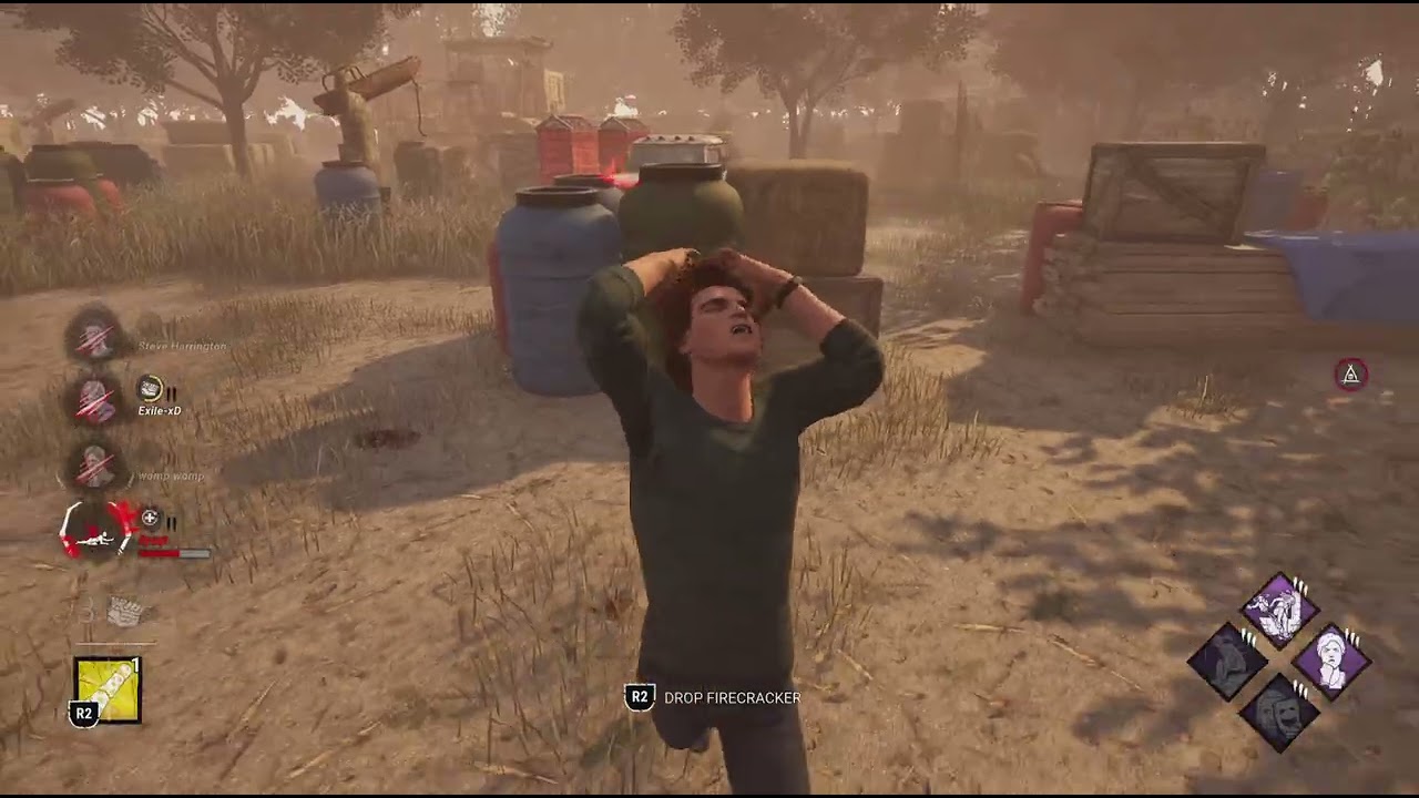 Dead by Daylight Slugging Ghoul vs Steve and Exile