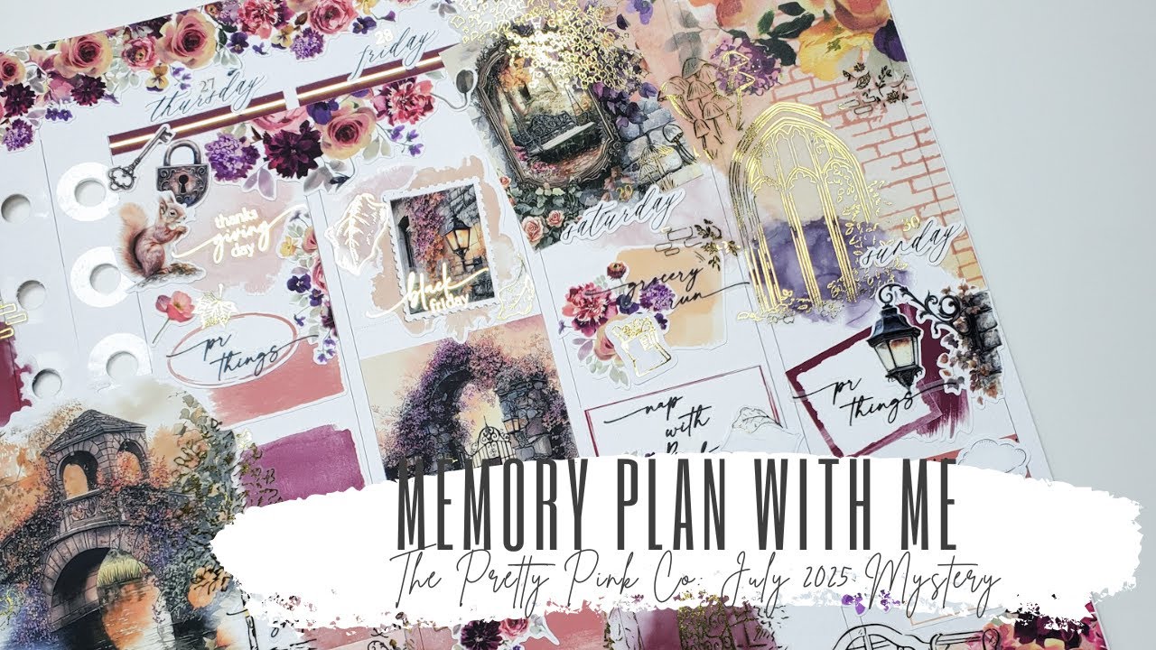 Планируйте вместе со мной | The Pretty Pink Co «Загадка июля 2025 года»