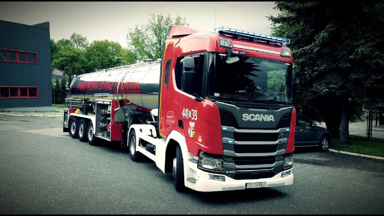 [NOWOŚĆ] NOWA CYSTERNA - 441[S]39 SCANIA R450 GCBM / WISS - POKAZ WOZU - JRG DĄBROWA GÓRNICZA