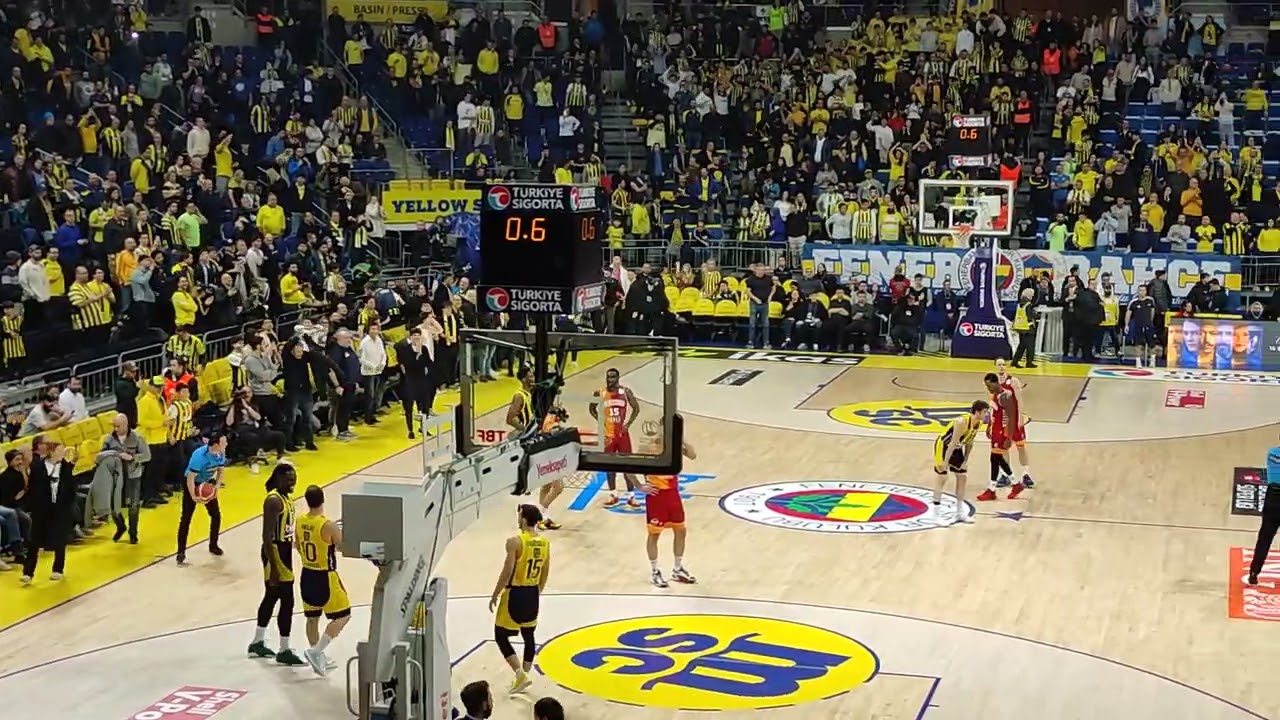 Fenerbahçe Beko 90-74 Galatasaray Ekmas | Maç sonu salondan görünümler