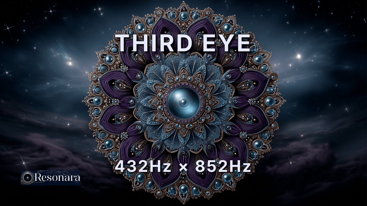 Third Eye Chakra – 432Hz & 852Hz Activation for Intuition (2 Hours)