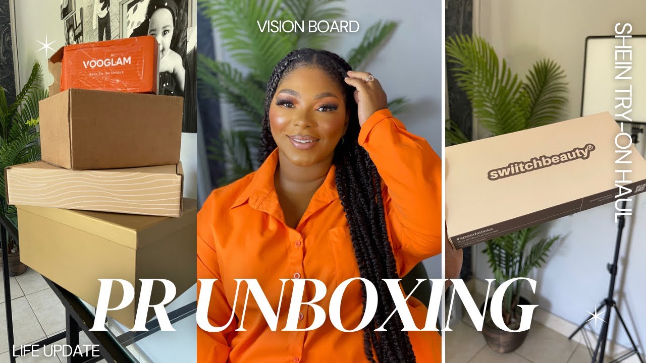 PR UNBOXING|| ALL ABOUT MY VISIONBOARD|| SHEIN TRY-ON HAUL