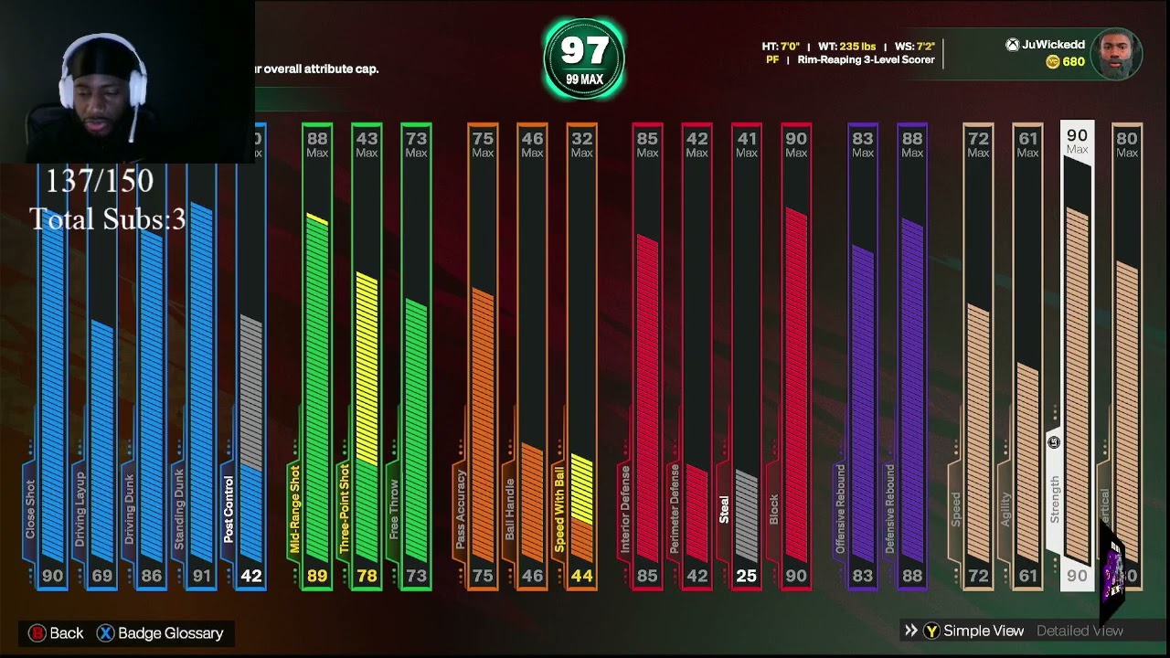 #1 BEST 7'0 RIM REAPING 3 LEVEL SCORER