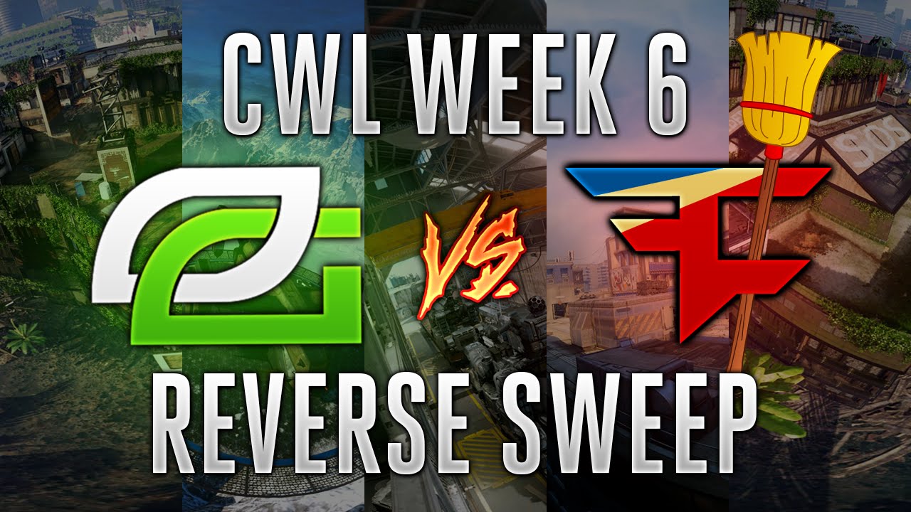 CWL Week 6 - OpTic vs FaZe Reverse Sweep