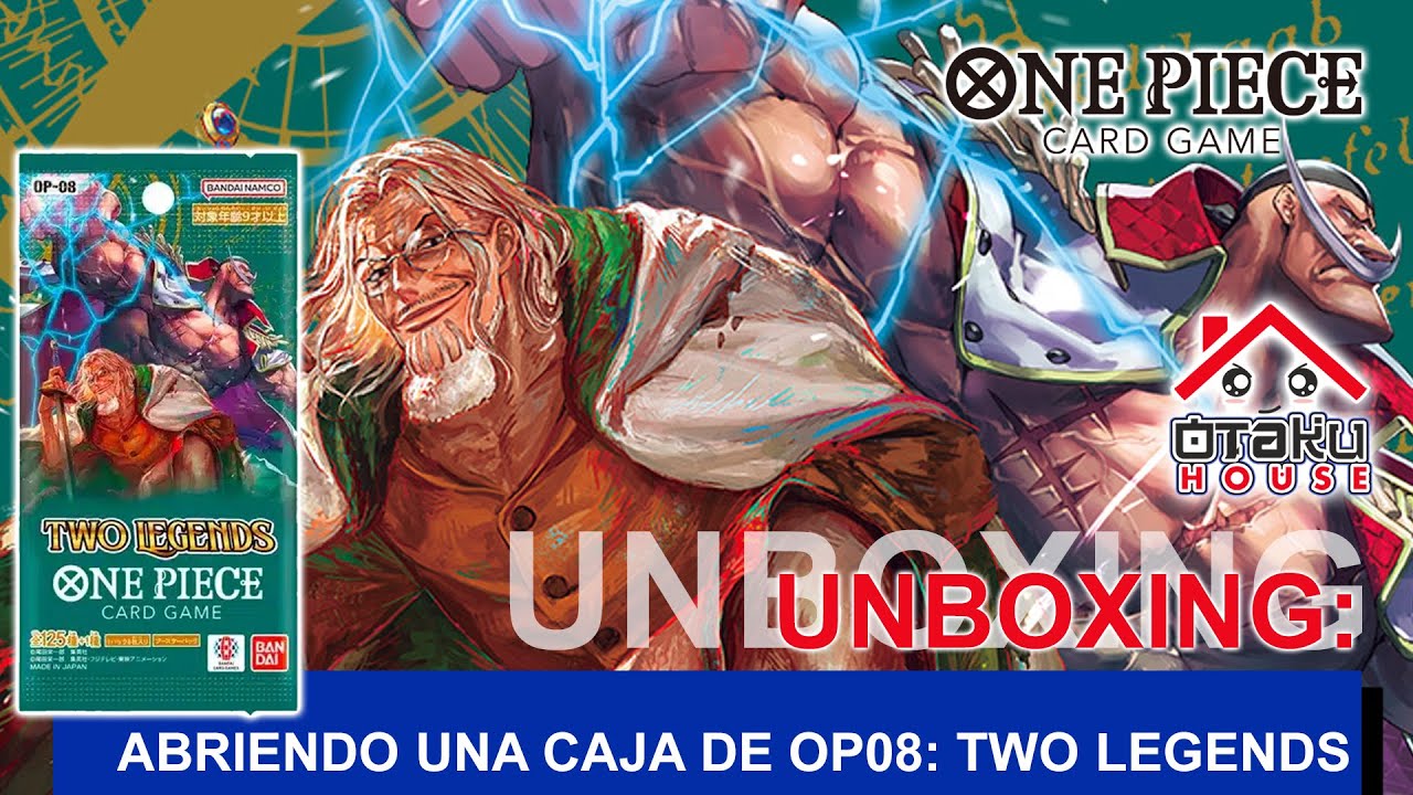 ABRIENDO 1 CAJA DE OP-08 : TWO LEGENDS DE ONE PIECE CARD GAME