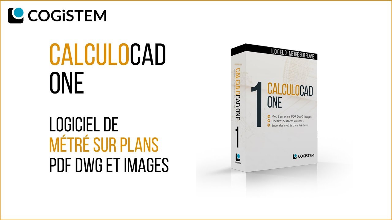 CalculoCAD One - Logiciel de métré sur plans PDF DWG