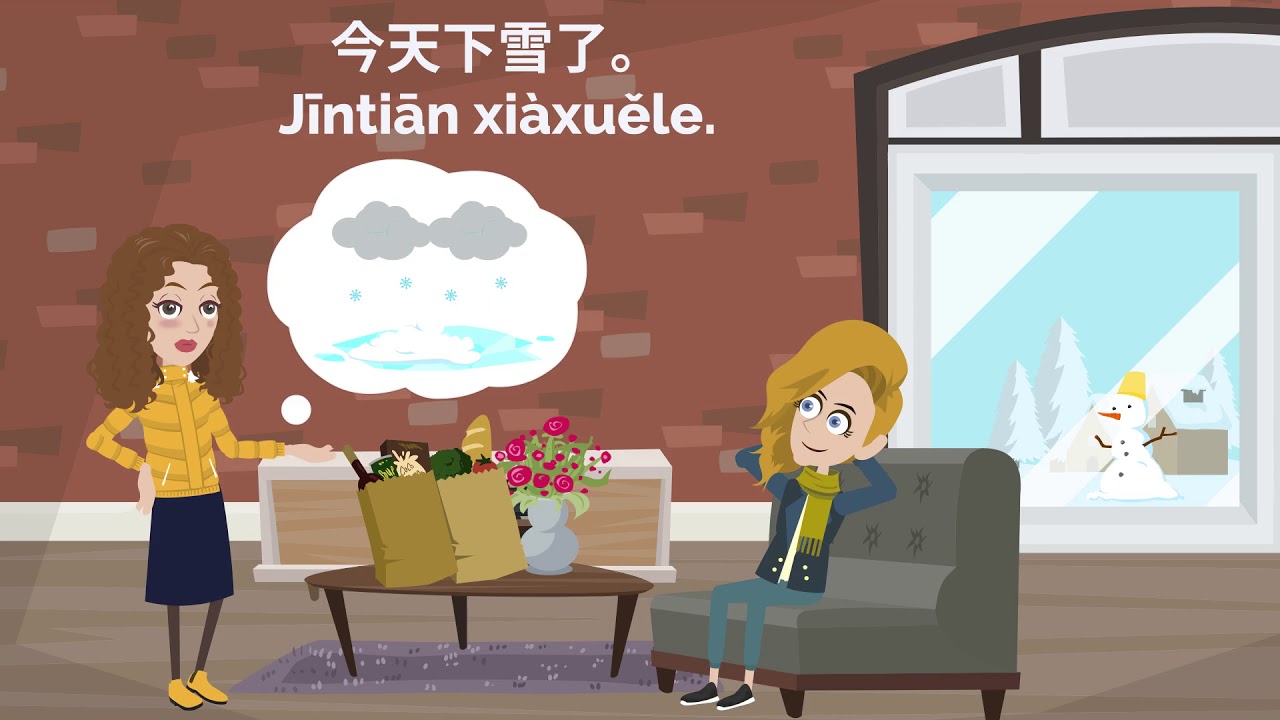 Chinese Conversation for beginners: Weather |Learn Chinese Online 在线学习中文 | L44 天气 weather II