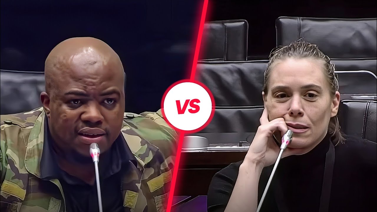 Mk Party MP Sibonelo Nomvalo Grills Sarah-Jane Trent at the Ad Hoc committee 