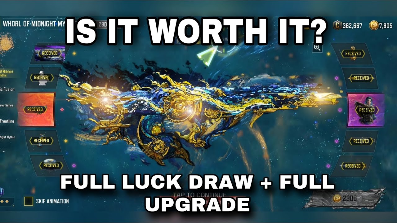 Buying NEW Mythic RAM-7 Nebula's Brush CODM | WHORL OF MIDNIGHT Mythic Draw COD MOBILE