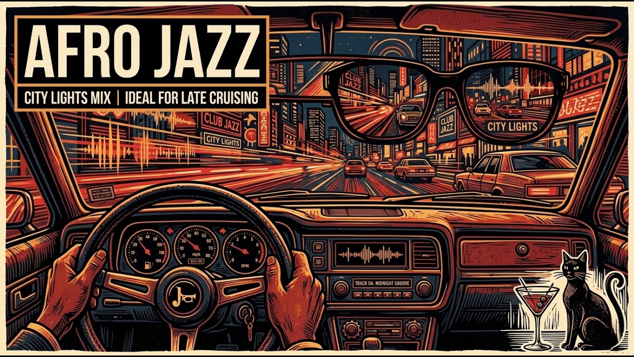 Afro House Jazz Mix Vol. 07 | (City Lights) Night Drive Session | Ideal for Late Cruising